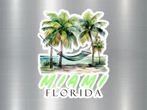 Miami Florida Hammock Sticker