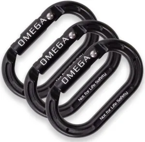 Micro Raider Mini Oval Carabiner - Hot Forged Aluminum Climbing Connector - 4kN Rated Lightweight Accessory, Compact Design for Tree Work, 3-Pack Utility Gear for Throwline, Non-PPE Equipment
