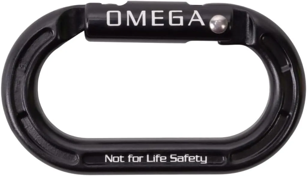 Micro Raider Mini Oval Carabiner - Hot Forged Aluminum Climbing Connector - 4kN Rated Lightweight Accessory, Compact Design for Tree Work, 3-Pack Utility Gear for Throwline, Non-PPE Equipment