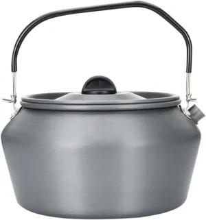 Mikikit Insulated Camping Kettle Portable Tea Pot for Outdoor Use Quick Heat Non-slip Handle Compact Size for Outdoor Adventures