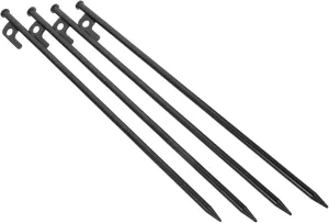 Milisten 4Pcs Heavy Duty Tent Stakes Camping Canopy Pegs for Outdoor Use Durable Ground Anchors for High Wind Stability Easy to Insert and Remove