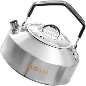 Milisten Camping Kettle Portable Stovetop Water Pot Outdoor Tea Kettle Stainless Steel Perfect for Camping