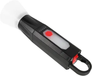 Milisten Handheld Solar Flashlight Dual Charging Led Camping Light for Outdoor Adventures