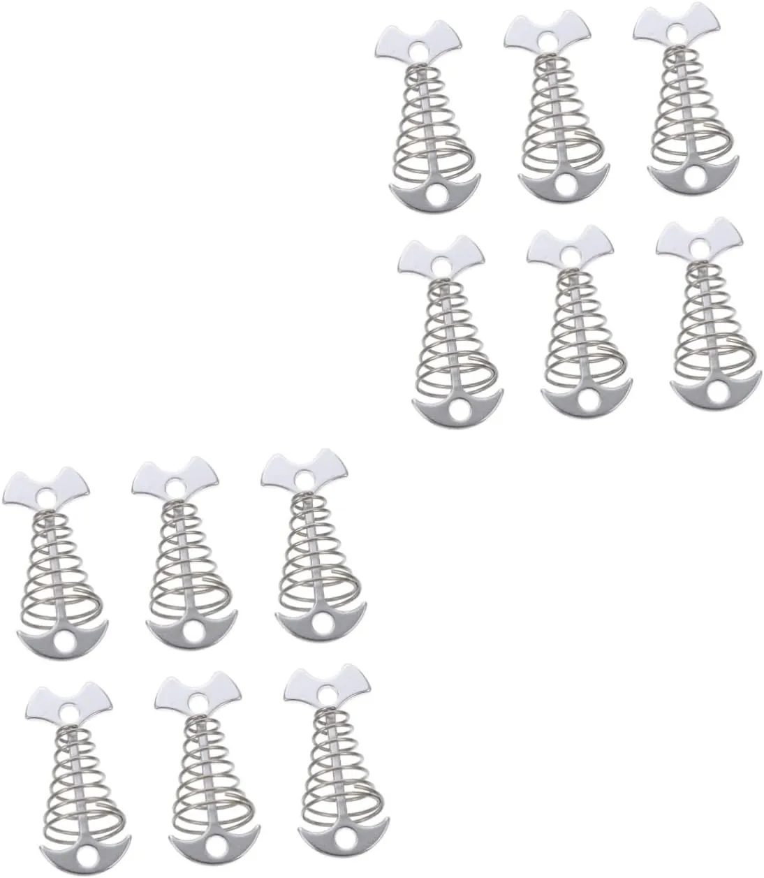Mipcase 12pcs Fishbone Tent Stakes Ground Nails for Camping Heavy Duty Tent Accessories for Secure Tarp Installation Windy Conditions