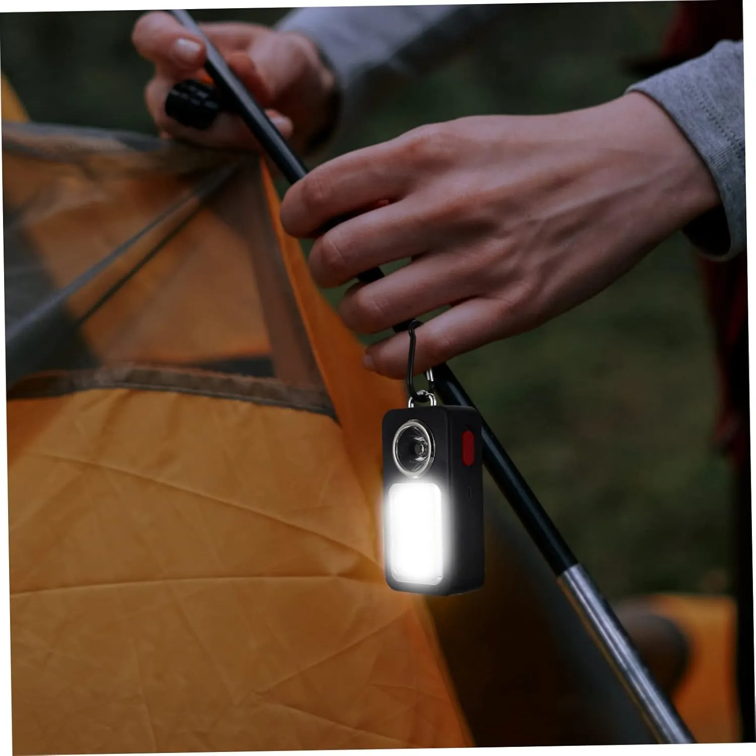 Mipcase 3pcs Emergency Light Solar Rechargeable Lantern Led Camping Lamp Charging for Outdoor