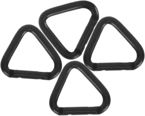 Mipcase Carabiner Big Carabiner Carabiners Heavy Duty Aluminum Alloy Black Triangle Carabiner