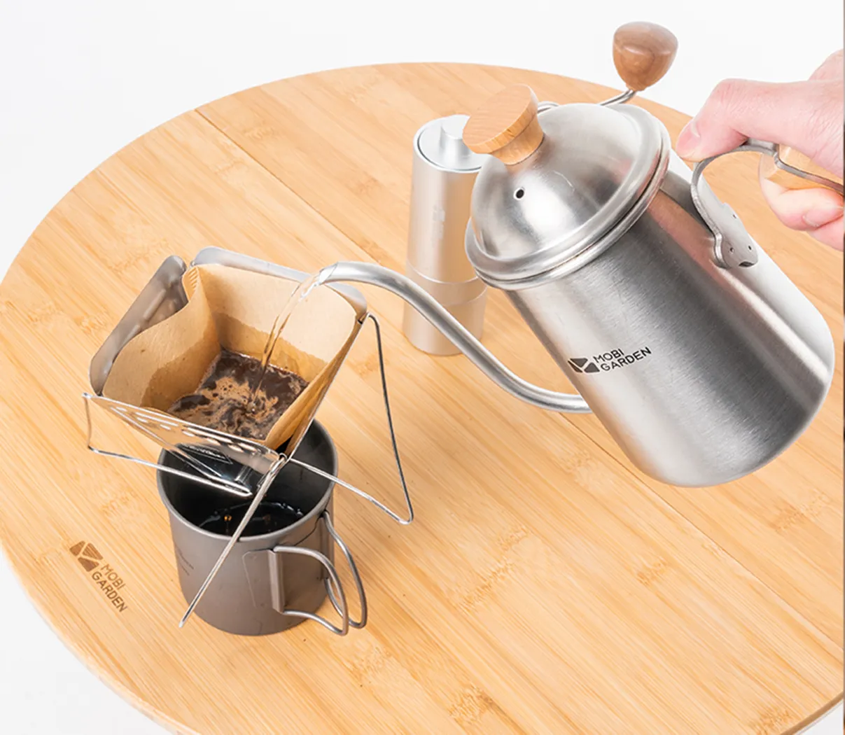 Mobi Garden Rong Yan Stainless Steel Drip Kettle
