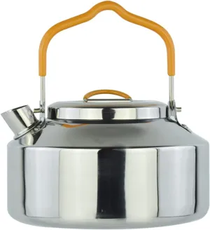 Modali Camping Tea Kettle Coffee Pot Kettle Crockery Teapot and Stainless Steel Mug Cookware Set Ideal for Outdoor Picnic Hiking 1.0 L