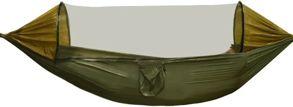 Mosquito Tent,camping Hammock,Shade and Waterproof, Automatic Quick-open Mosquito Net Hammock, Lightweight and Portable Tear-resistant, Perfect for Balconies, Camping and Parks, Etc.(Green)