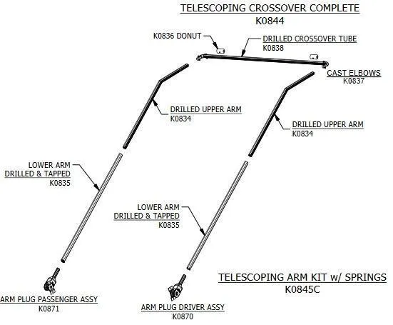 Mountain | K12CSET Telescoping Electric Tarp System