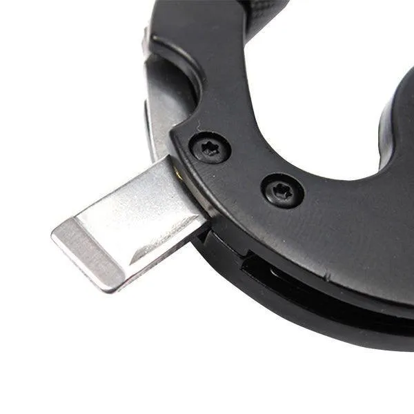 Multi Function Carabiner Tool with Knife
