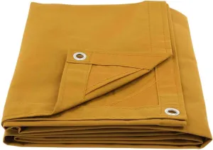 Mytee Products 10' x 16' Tan Canvas Tarp 12oz Heavy Duty Water Resistant