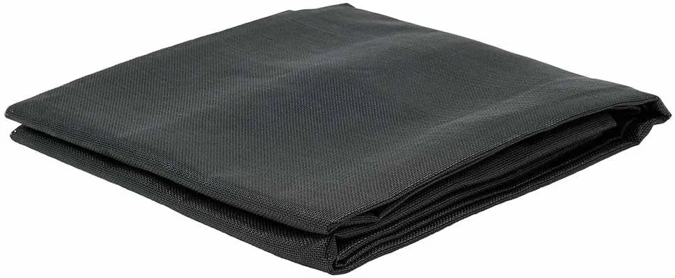 Mytee Products 8'x16' Dup Truck Mesh Tarp with 5 Inch 18Oz Double Pocket & Grommets - Vinyl Coated Dump Trailer Tarp to Prevent Load Spillage During Transportation