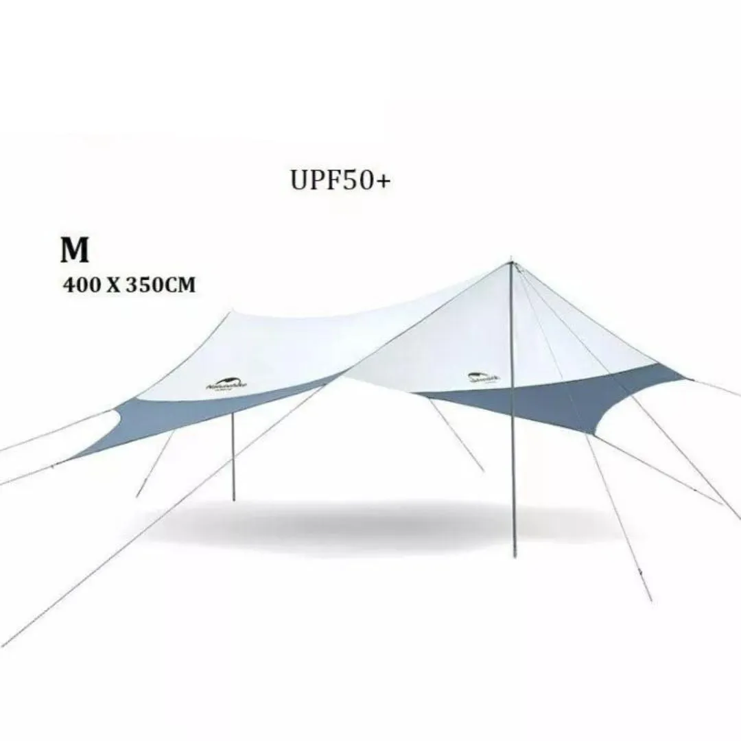 Naturehike UPF50  Hexagon Tarp With 2 Poles