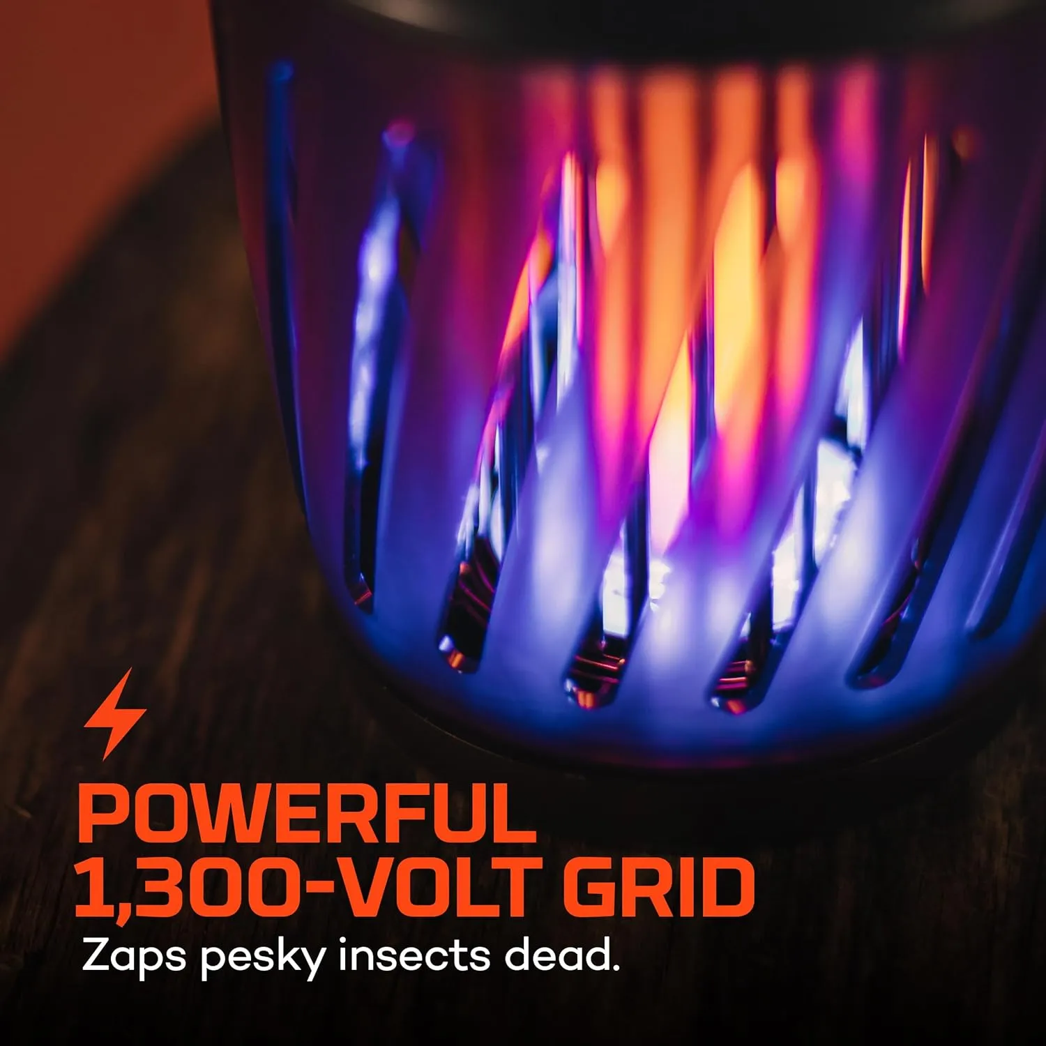 NEBO Solar Zapper & Lantern | Portable, Warm Light for Outdoor & Indoor Use, Insect Killing Electric Zapper, Solar Powered & USB-C Rechargeable Battery, Perfect for Bugs like Mosquitos, Flies & Gnats