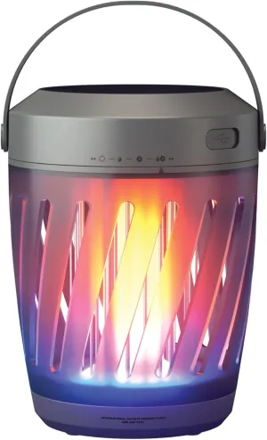 NEBO Solar Zapper & Lantern | Portable, Warm Light for Outdoor & Indoor Use, Insect Killing Electric Zapper, Solar Powered & USB-C Rechargeable Battery, Perfect for Bugs like Mosquitos, Flies & Gnats