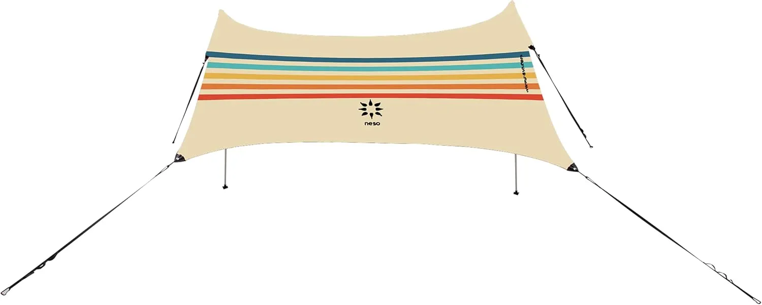 Neso Sidelines 1 Versatile Sports Sun Shelter, Patented Corners & Poles, 100% Recycled Stakes, 4.5lb
