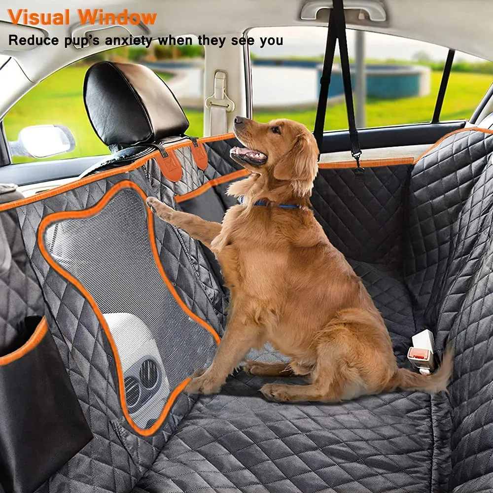🐶NEW Dog Seat Cover for Back Seat, Waterproof Dog Hammock Scratch proof Pet Seat Covers with 4 Bag by Js House