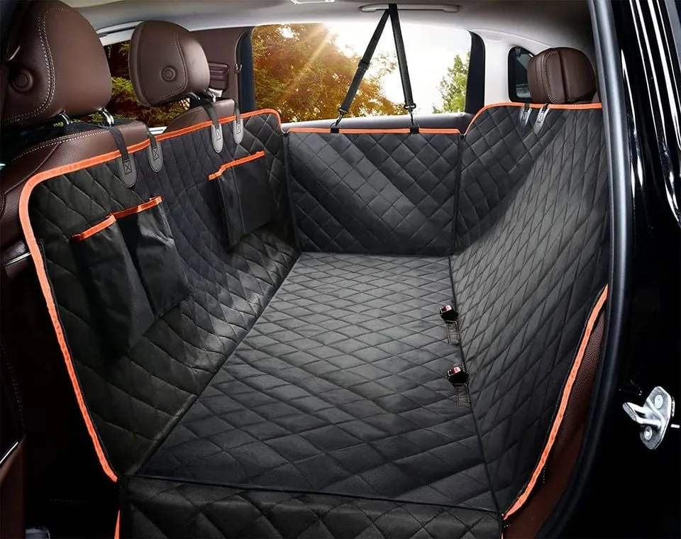 🐶NEW Dog Seat Cover for Back Seat, Waterproof Dog Hammock Scratch proof Pet Seat Covers with 4 Bags by Js House
