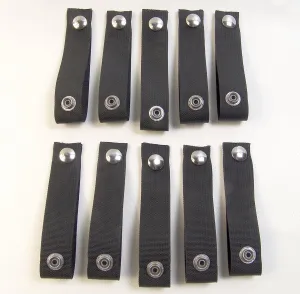Northwest Tarp & Canvas Extender Snaps for Your Boat Cover, Black (Extend A Snap), Adds 4" Inch, Finger Loop Built in, 10 Piece Set