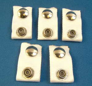 Northwest Tarp & Canvas Extender Snaps for Your Boat Cover, (Extend A Snap), Adds 1" Inch, White, Finger Loop Built in, 5 Piece Set