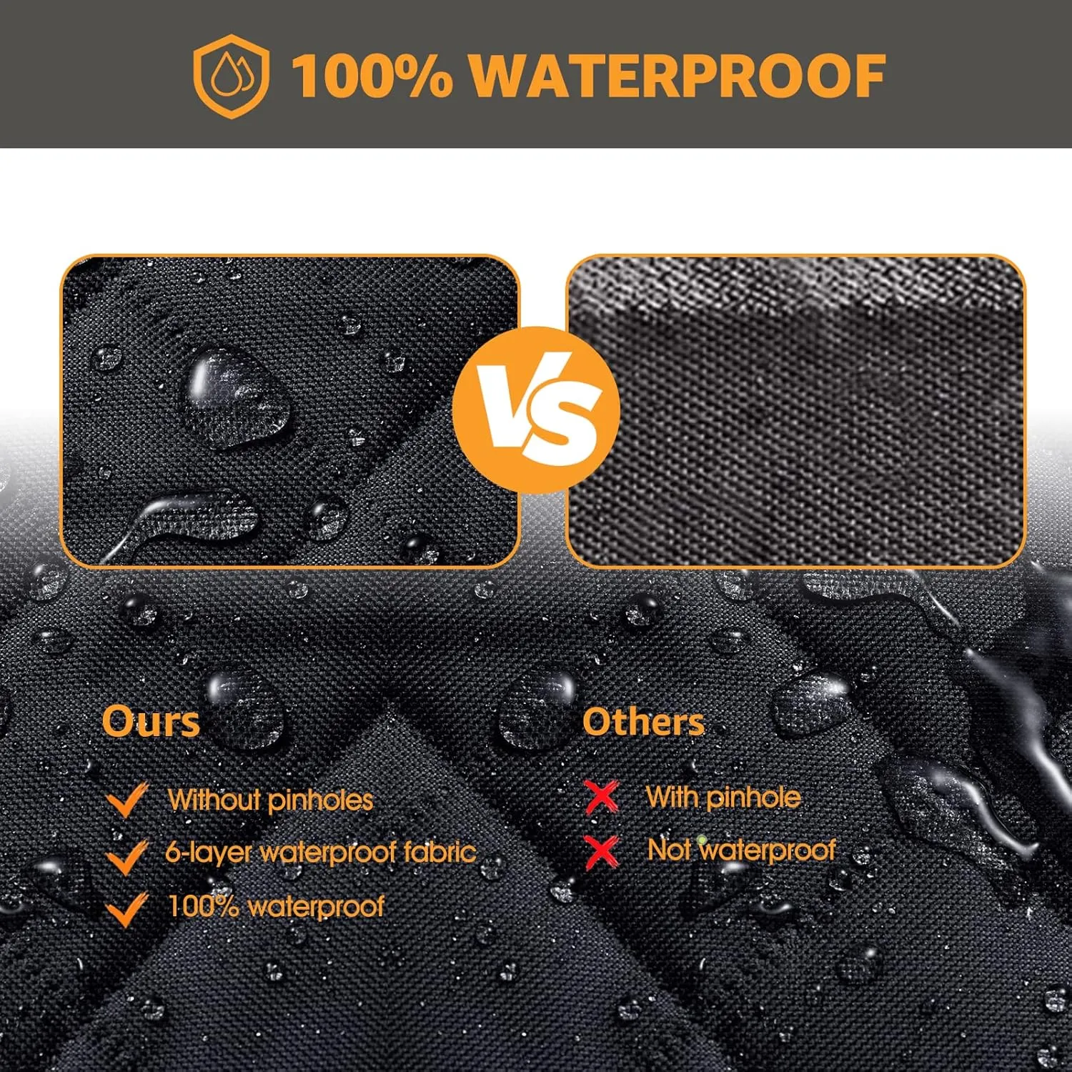 nzonpet Dog Car Seat Covers for Backseat, 100% Waterproof with Big Mesh Window, XL Nonslip Scratchproof Dog Truck Hammock, Heavy Duty Seat Covers for Full Sized Pickup Trucks F150- Black