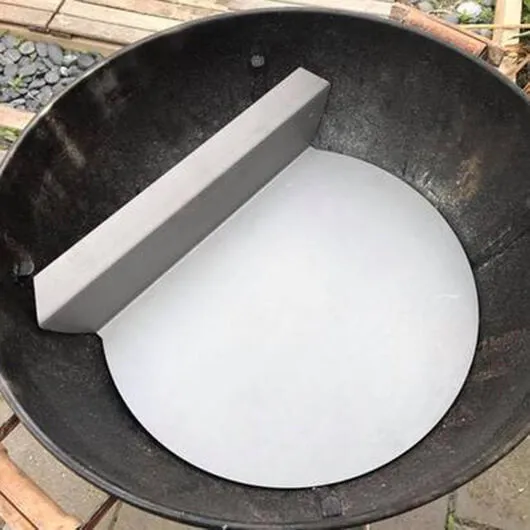 Offset Plate to Suit 47cm Weber by JG's BBQ