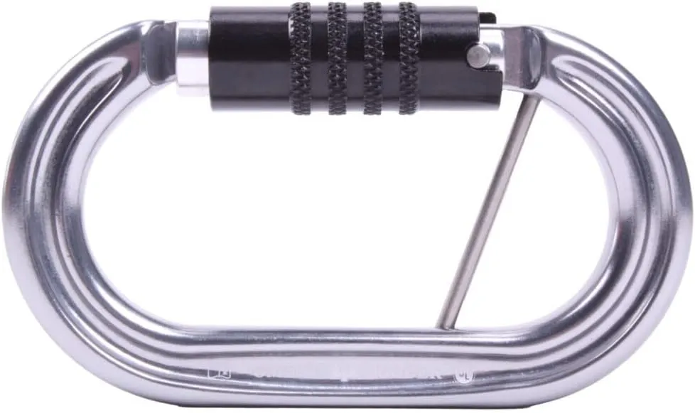 Omega Pacific Raider Aluminum Keylock 3-Stage Quik-Lok with Captive Eye Gun Metal - Certification: NFPA 2500 (1983), 2022 ED Technical Use
