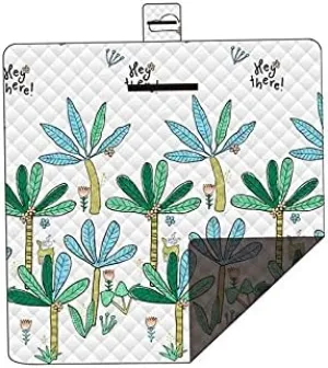 ONURTH Beach Accessories, Outdoor Picnic Mat Moisture Waterproof Washable Hiking Beach Play Blanket Lightweig Foldable Sleeping Camping Pad (Color : B)