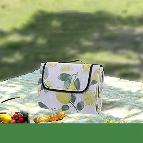 ONURTH Beach Accessories, Outdoor Picnic Mat Moisture Waterproof Washable Hiking Beach Play Blanket Lightweig Foldable Sleeping Camping Pad (Color : B)