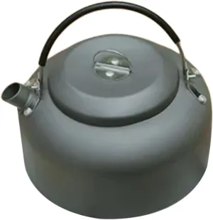 Outdoor Camping Kettle 0.8l Portable Tea Pot Aluminum Alloy Anti-scald Handle