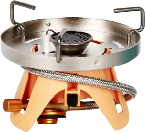 Outdoor Camping Metal Stoves Portable Picnic Barbecue Furnace Detachable Kettle Holder Stoves Mini Water Boiling Cooking Accessory