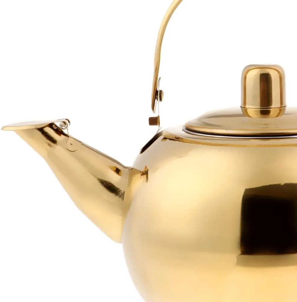 Outdoor Camping Stainless Steel Tea Kettle Coffee Pot