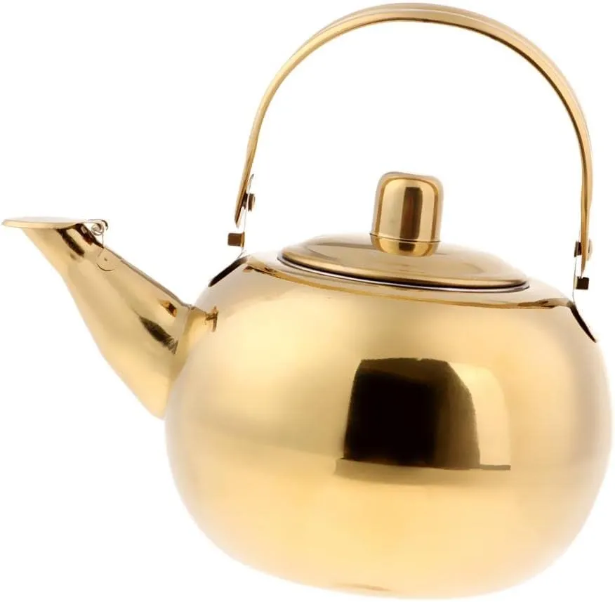 Outdoor Camping Stainless Steel Tea Kettle Coffee Pot