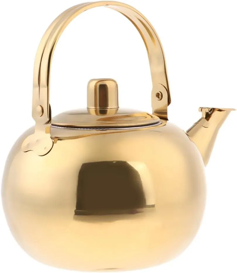 Outdoor Camping Stainless Steel Tea Kettle Coffee Pot