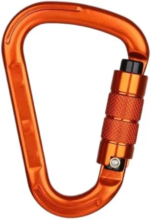 Outdoor Carabiner 25kN Connector Lock Spring-Loaded Gate Buckle Carabiner