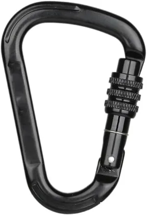 Outdoor Carabiner 25kN Connector Lock Spring-Loaded Gate Buckle Carabiner