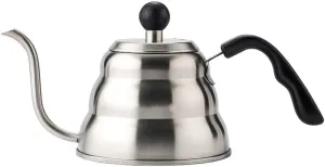 Outdoor Coffee Maker,Mini Long-Mouth Small-Mouth Field Kettle,Portable teapot with Anti-Scald Handle can be Used for Camping Picnic