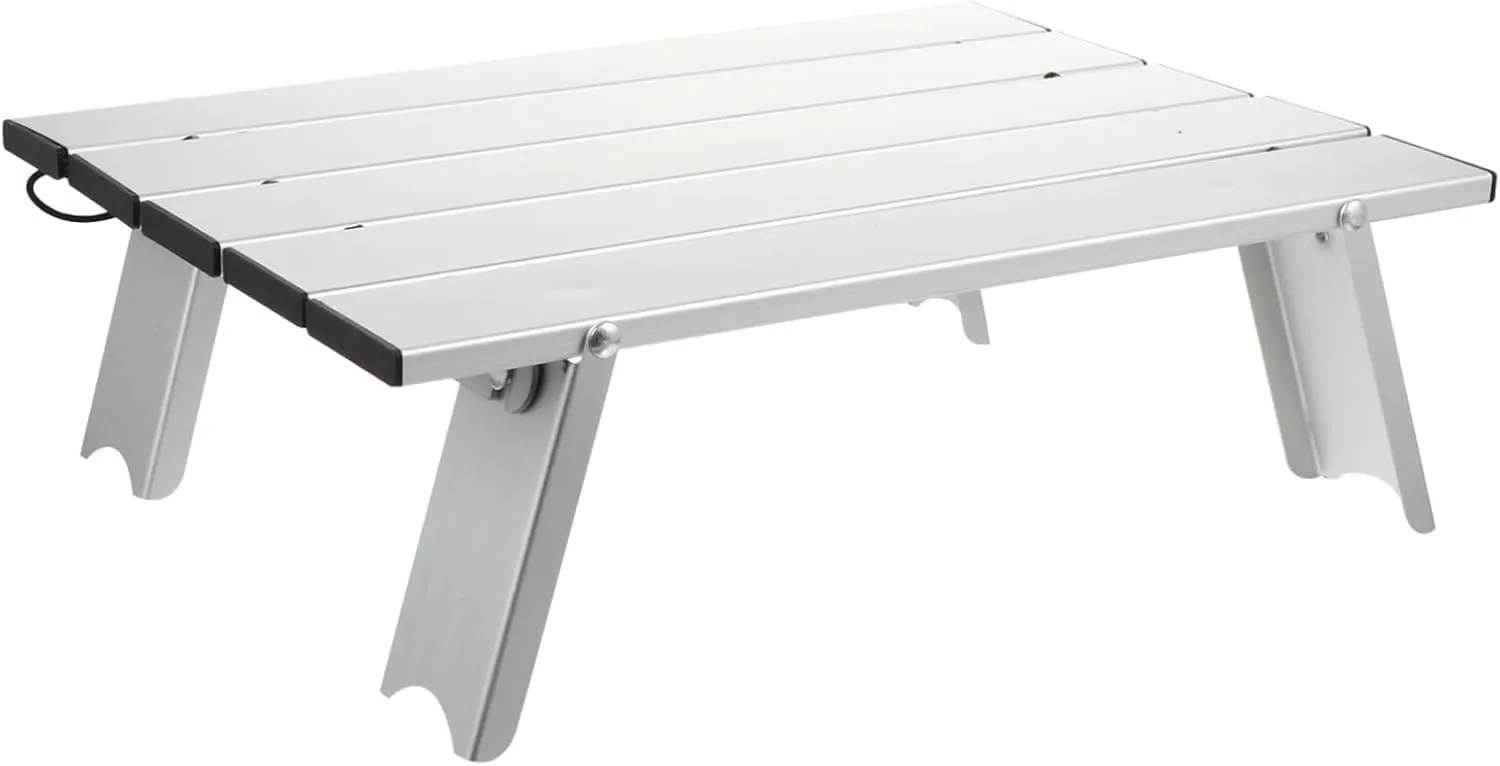 Outdoor Folding Desk Portable Camping Table Aluminum Collapsible Picnic Table Storage Bag for Hiking