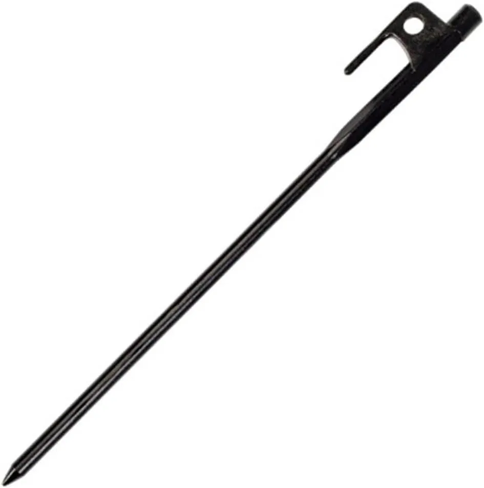Outdoor Heavy Duty Ground Nails 4pcs Steel Tent Stakes Holes Ideal for Tarp Camping Canopy