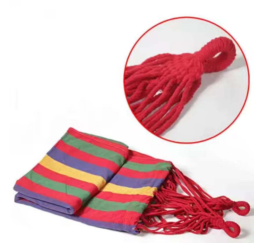 Outdoor Single Canvas Camping Hammock