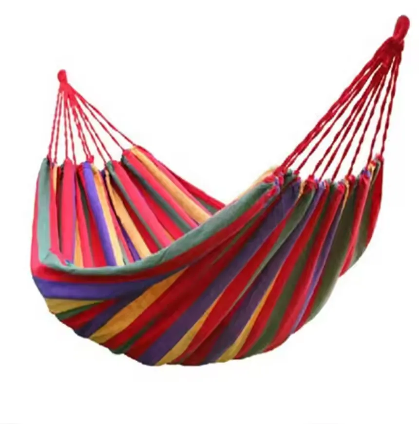 Outdoor Single Canvas Camping Hammock