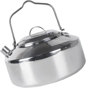 Outdoor Stainless Steel Kettle Compact Tea Foldable Water Container Portable Camping Cookware