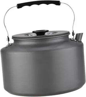 Outdoor Tea Kettle Portable Boiling Kettle for Camping Travel Lightweight Water Pot Design for Quick Tea Coffee Preparation