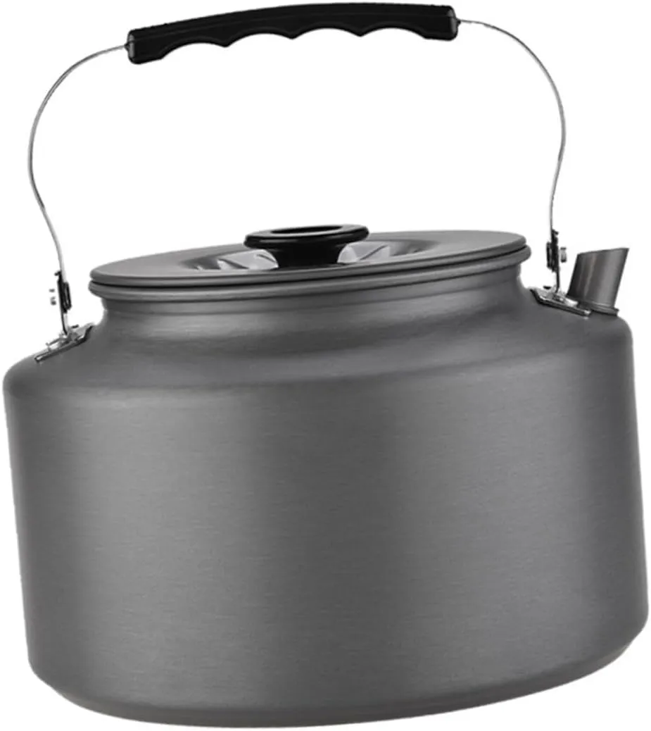 Outdoor Tea Kettle Portable Boiling Kettle for Camping Travel Lightweight Water Pot Design for Quick Tea Coffee Preparation