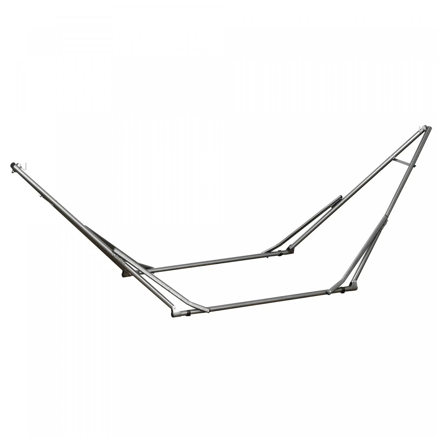 Outsunny 2-in-1 Steel Hammock Stand, Foldable Hammock Net Stand, Black|Outsunny 2 En 1 Support De Hamac En Acier, Noir