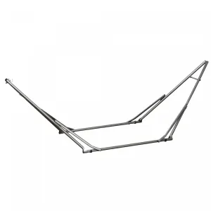 Outsunny 2-in-1 Steel Hammock Stand, Foldable Hammock Net Stand, Black|Outsunny 2 En 1 Support De Hamac En Acier, Noir