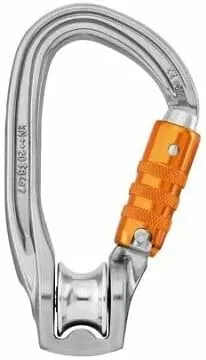 P75 model Fits Petzl P75 Tl Pulley Carabiner, 3 In, Silver