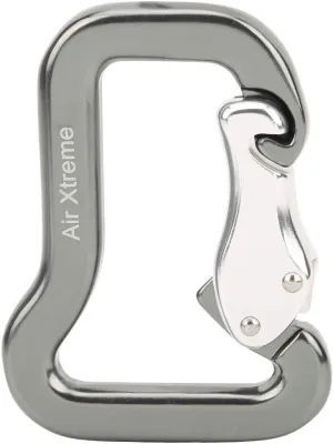 Parachute Carabiner, Aluminium Alloy Oval Indoor Outdoor Climbing Carabiner, Professional Heavy Duty Locking Carabiner, Dedicated Paraglider Main Hook Accessory