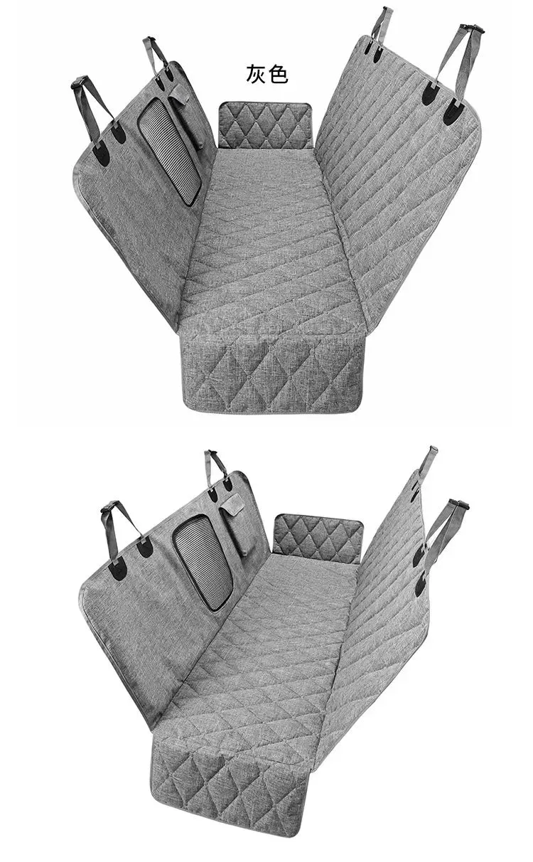 Pet Dog Car Seat Cover Pet Waterproof Pet Travel Dog Carrier Hammock Car Rear Back Seat Protector Mat Safety Carrier For Dogs